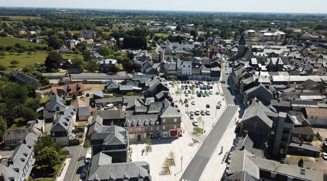 Vue aérienne Beuzeville