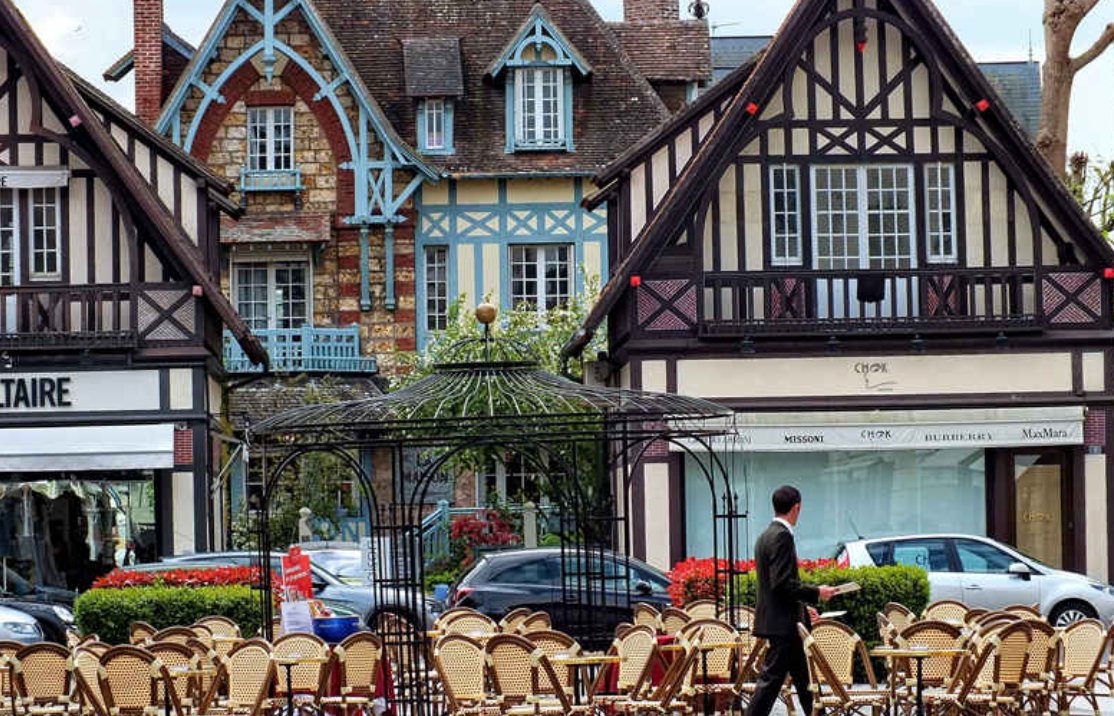 Vue aérienne Deauville
