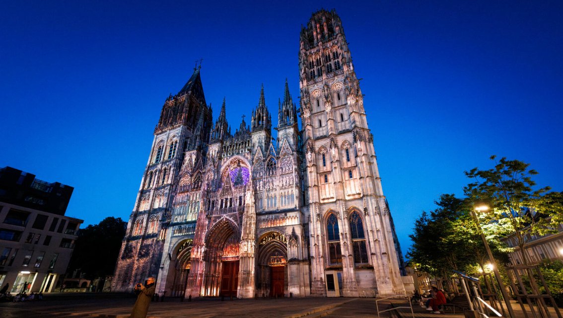 Cathédrale illuminée