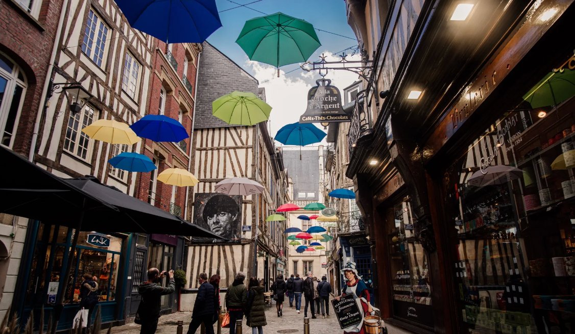 Rue aux parapluies